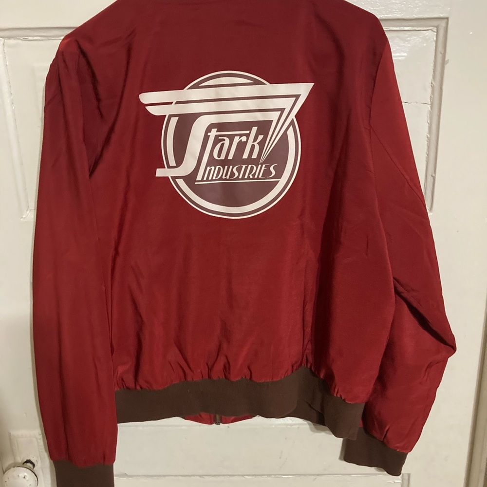 Hot Topic Her Universe Limited Edition Marvel Stark Industries Bomber Jacket 2X - Picture 3 of 5